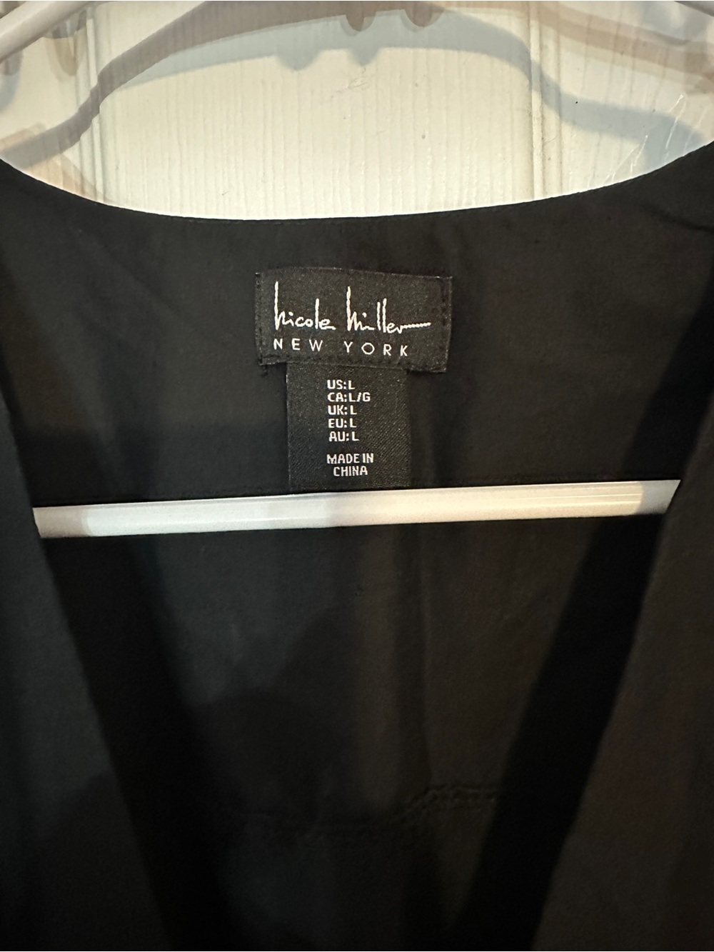 Nicole Miller Black V-Neck Tiered Midi/Maxi Dress with Pockets - Picture 2 of 8